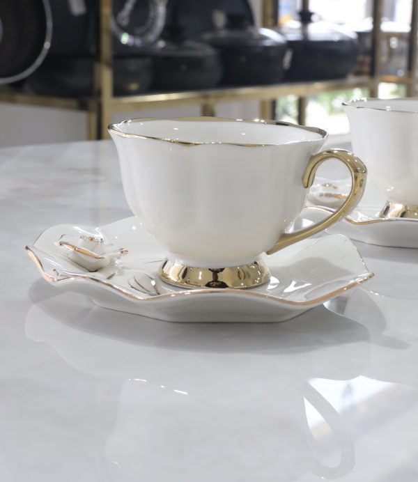Service à café Fleur doré – Image 4