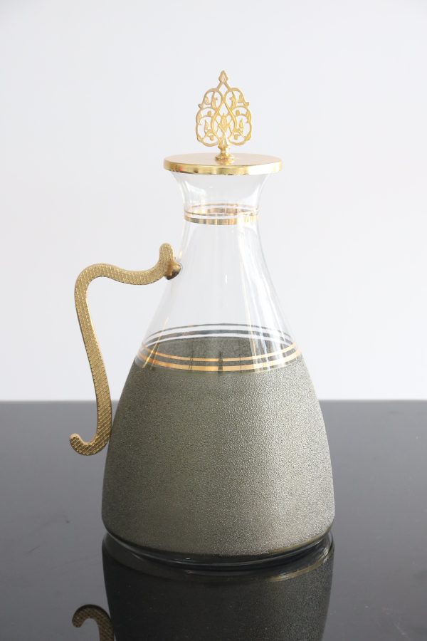 Pack de 6 verres+carafe forme triangle – Image 3