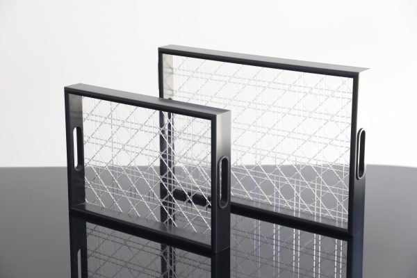 LTF-6-3 Ensemble de 2 plateaux en plexi