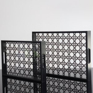 LTF-6-4 Ensemble de 2 plateaux en plexi