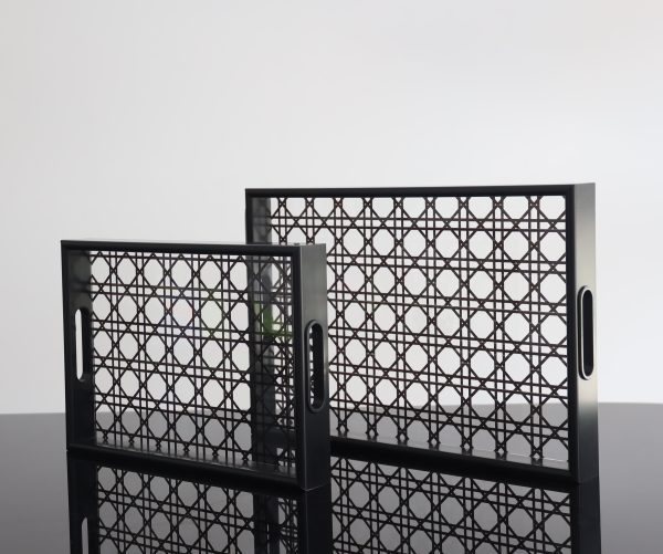 LTF-6-4 Ensemble de 2 plateaux en plexi