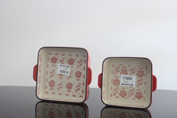 Plat de Four Carré Rouge – Image 4