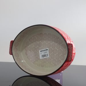 Plat de Four Rouge Ovale