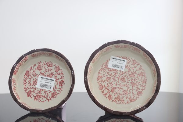 Plat de Four Rond Rouge