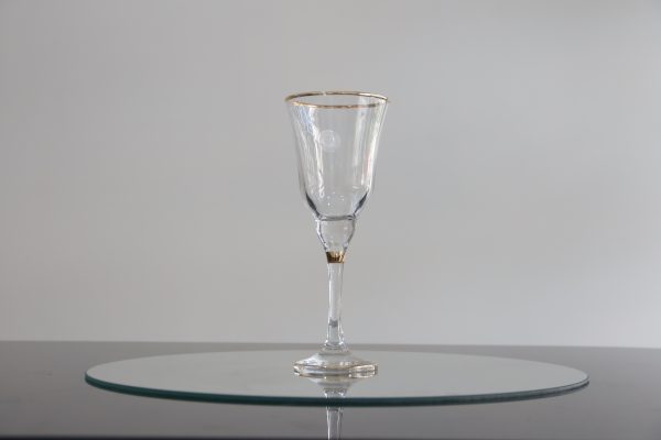 6verres rond(calligraphie) +sablé doré – Image 3