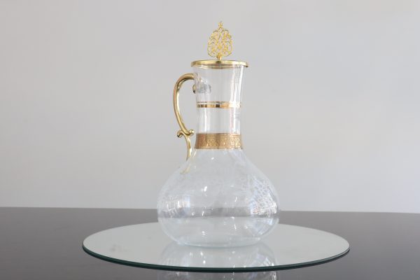 Set de 6 verres + carafe à base large – Image 7