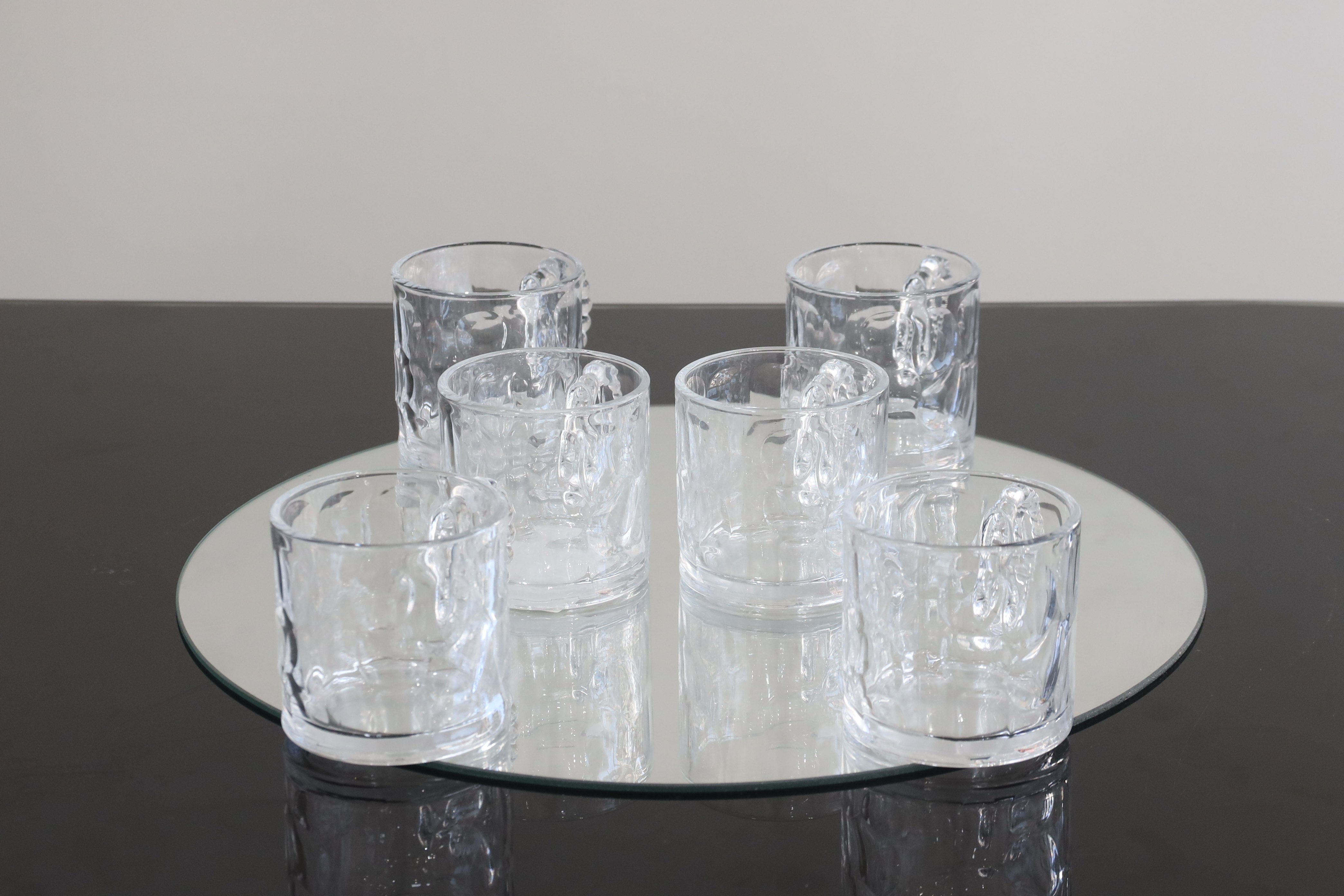 Service à café en verre