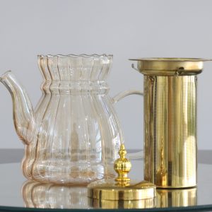 Théière en verre